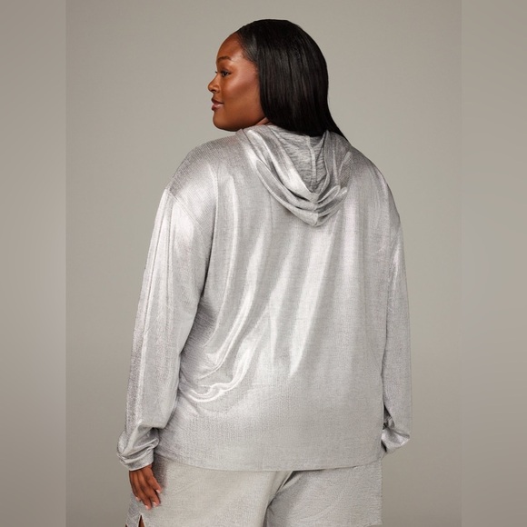 Savage X Fenty Chain Reaction Hooded Long Sleeve Tee - Picture 2 of 14